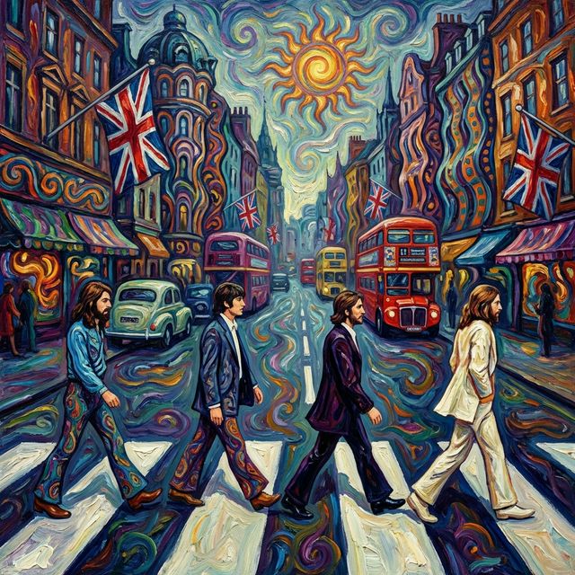 Abbey Road artistic interpretation