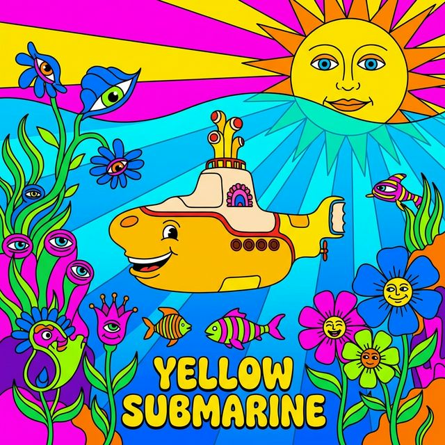 Yellow Submarine pop art